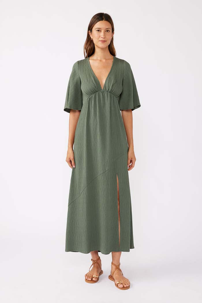 Olive Grace Slit Maxi