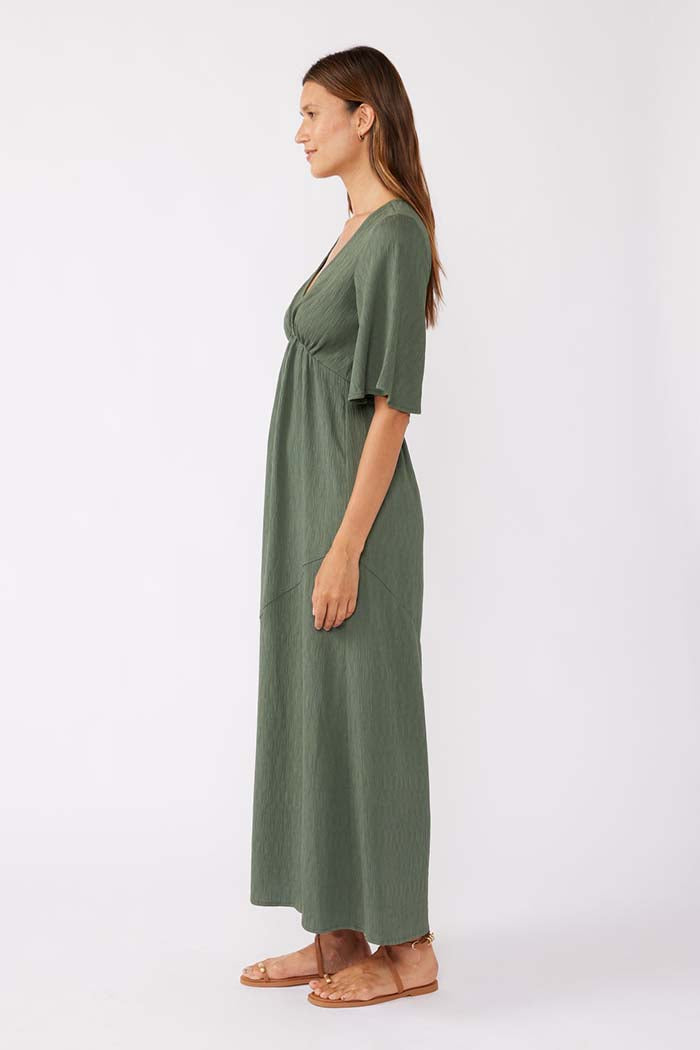 Olive Grace Slit Maxi
