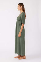 Olive Grace Slit Maxi