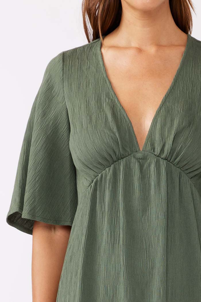 Olive Grace Slit Maxi