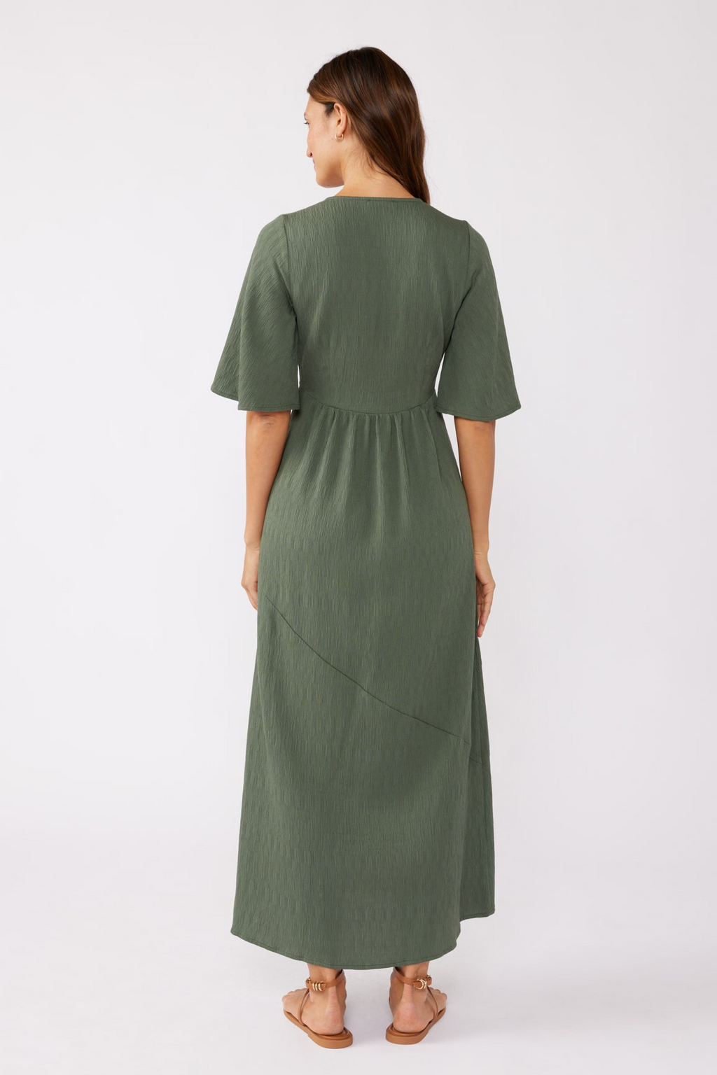 Olive Grace Slit Maxi