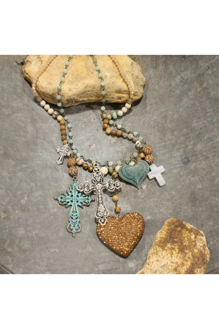 Faith, Hope & Love Layered Necklace
