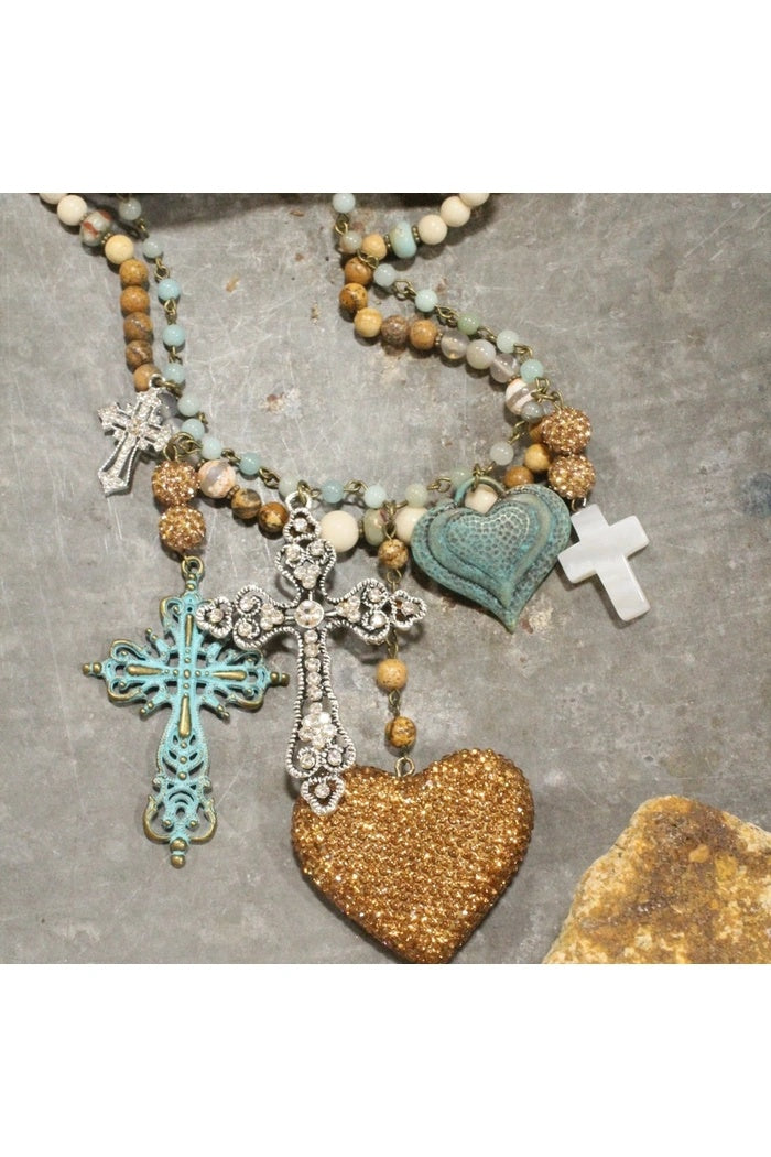 Faith, Hope & Love Layered Necklace
