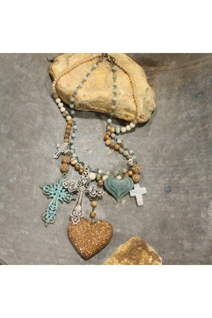 Faith, Hope & Love Layered Necklace