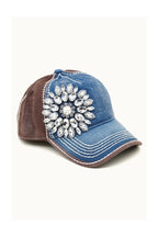 Sunflower Jeweled Two-Tone Cap