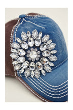 Sunflower Jeweled Two-Tone Cap
