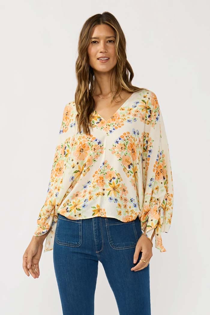 Soft Bloom Dolman Blouse