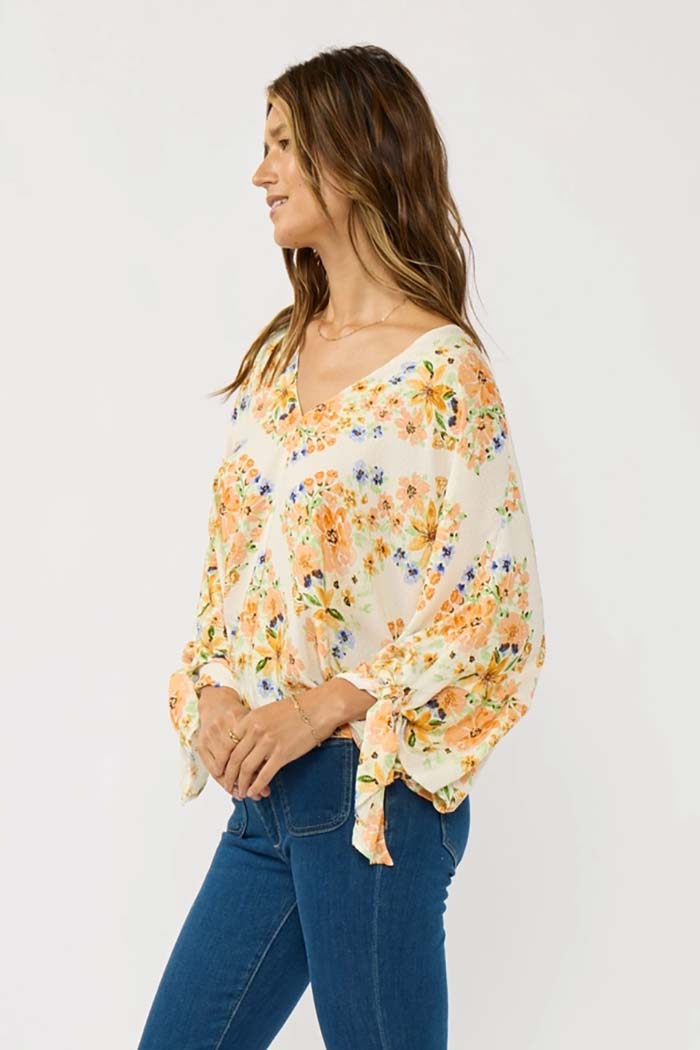 Soft Bloom Dolman Blouse