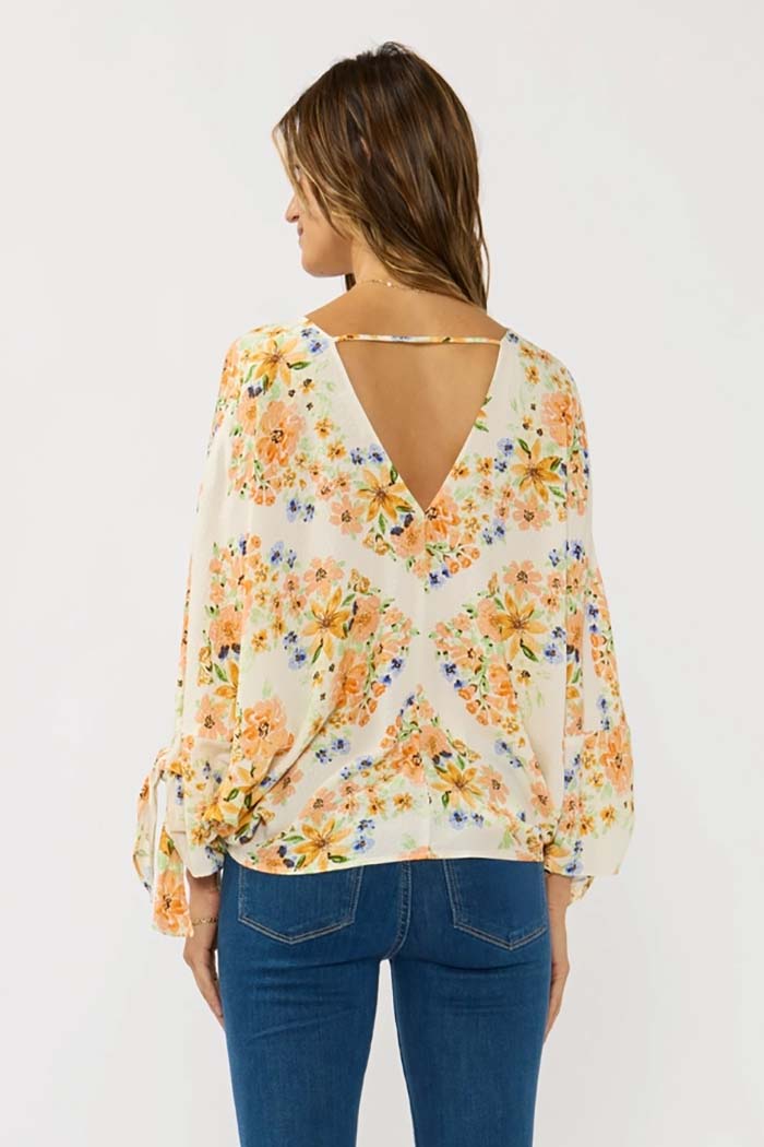 Soft Bloom Dolman Blouse
