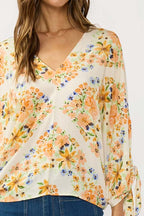 Soft Bloom Dolman Blouse