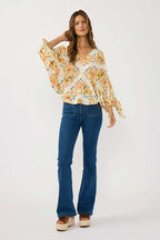 Soft Bloom Dolman Blouse