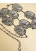 Longhorn Engraved Chain Belt