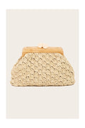 Straw Braided Clutch Bag