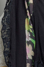 Lace Panel Knit Cardigan