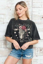 Should’ve Been A Cowgirl Crop Tee
