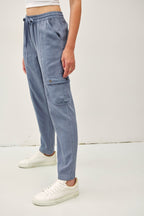 Tencel Cargo Jogger Pants