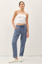 Tencel Cargo Jogger Pants