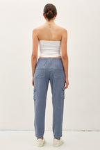 Tencel Cargo Jogger Pants