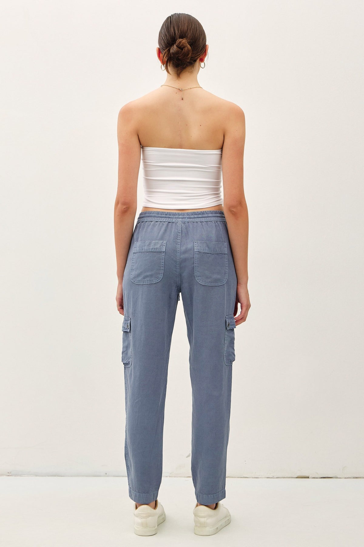 Tencel Cargo Jogger Pants