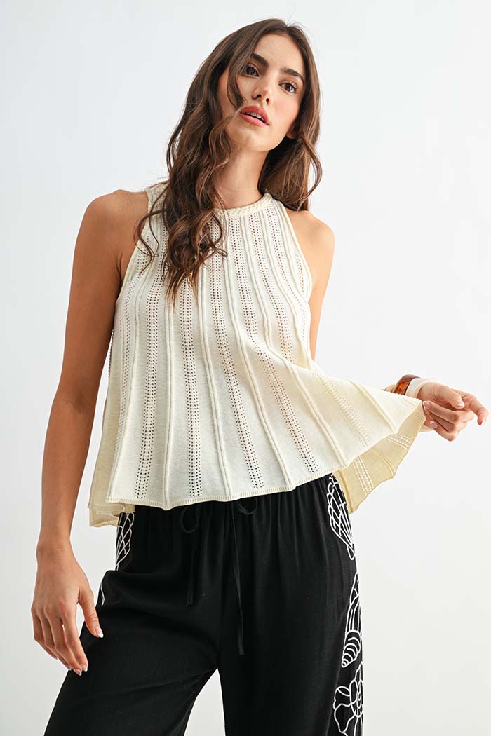 Coastal Breeze Knit Tank