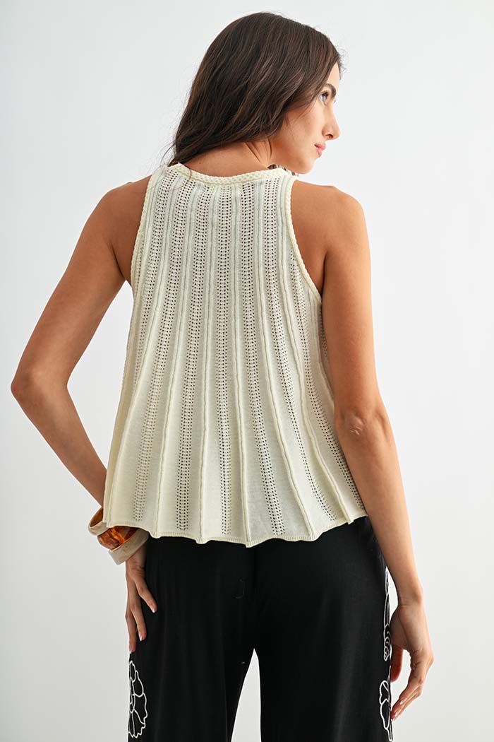 Coastal Breeze Knit Tank