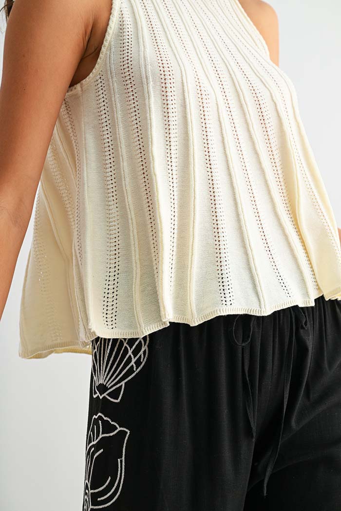 Coastal Breeze Knit Tank