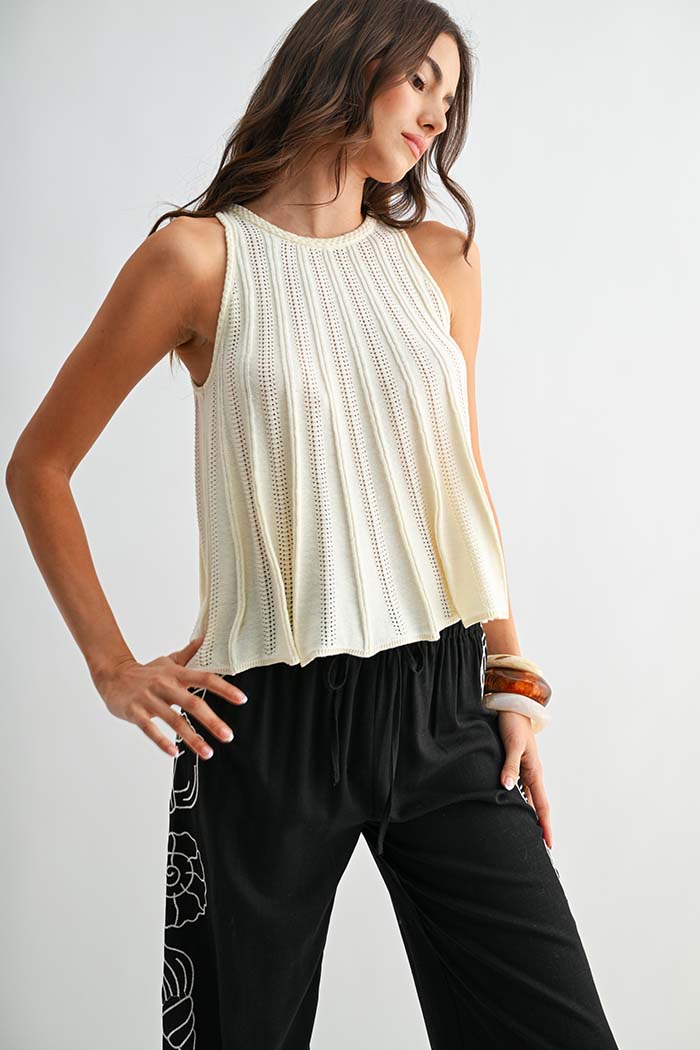 Midnight Stud Wide-Leg Jeans