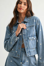 Daisy Meadow Denim Jacket