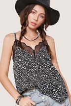 Midnight Wild Lace Cami