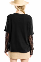 Howdy Western Lace Tee