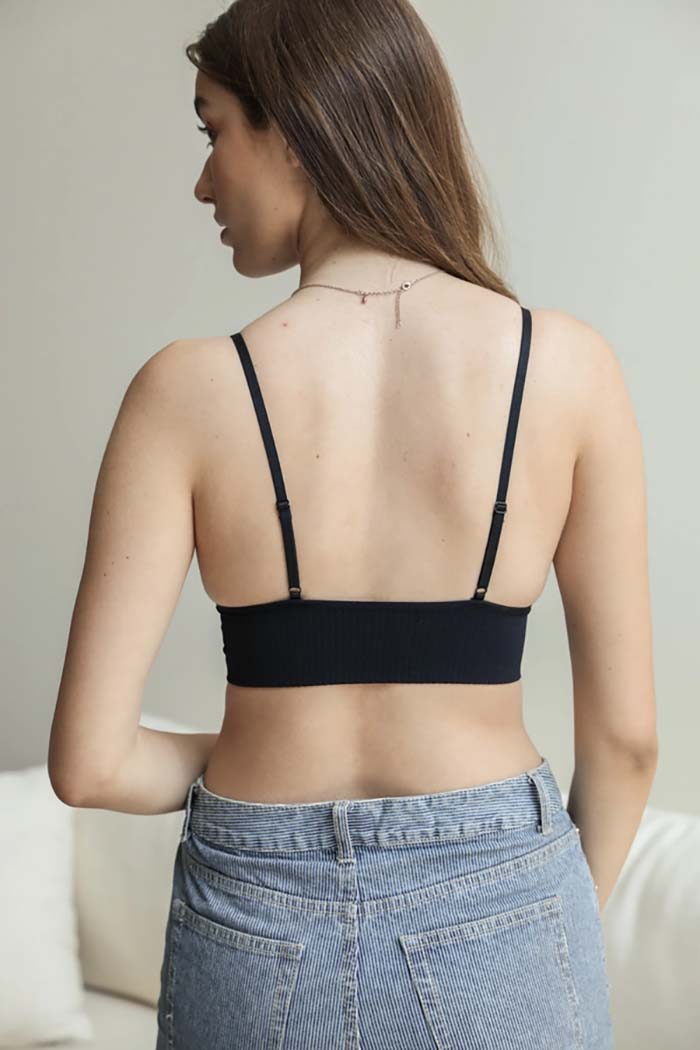 Lace Longline Seamless Bralette