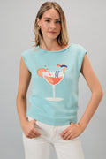 Sunset Cocktail Sweater Top