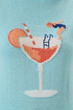 Sunset Cocktail Sweater Top