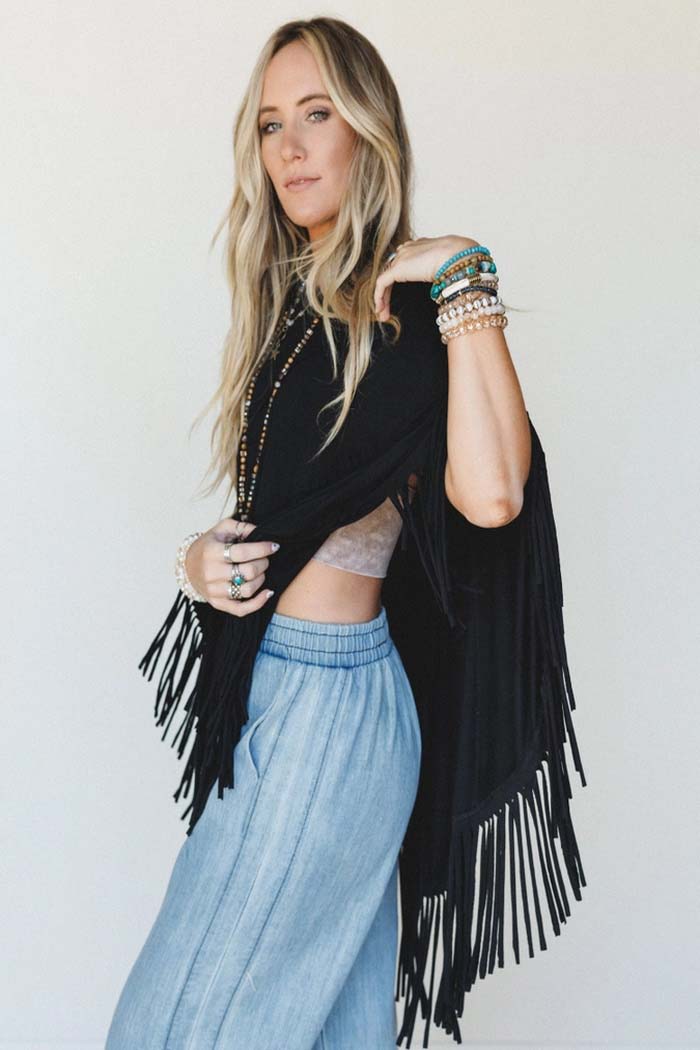 Showstopper Fringe Poncho