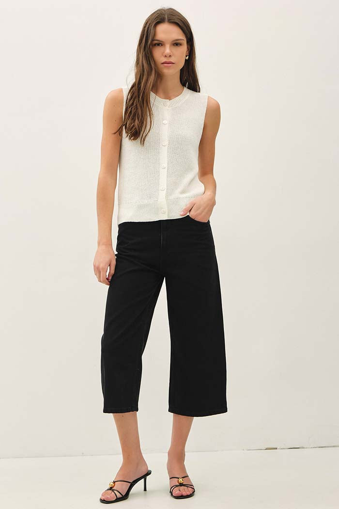 Button-Up Sweater Vest