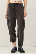 Midnight Tencel Cargo Joggers
