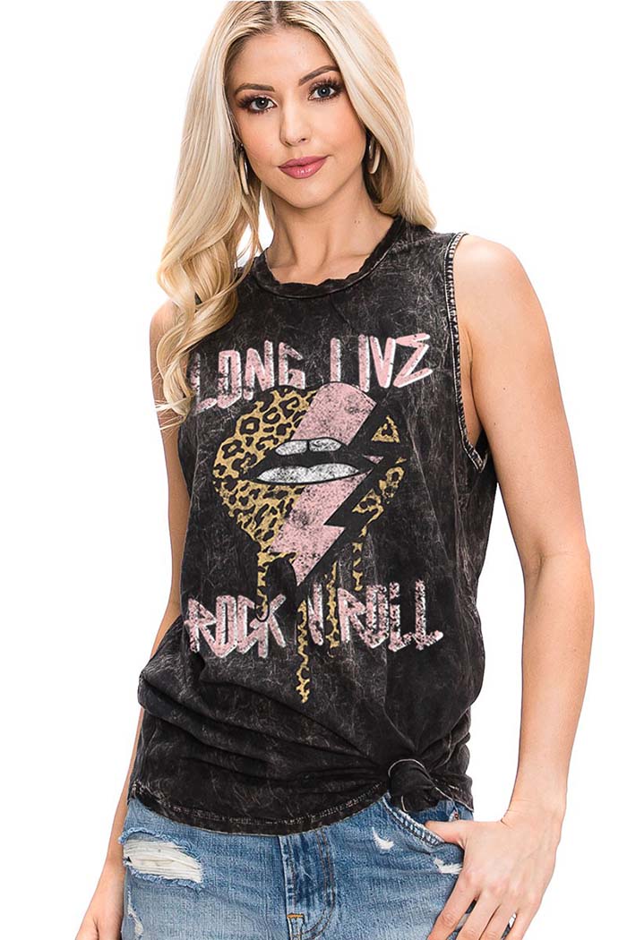 Long Live Rock N Roll Graphic Tank