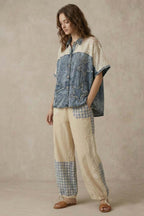 Denim Star Accent Shirt