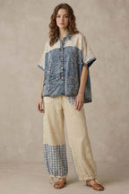 Denim Star Accent Shirt