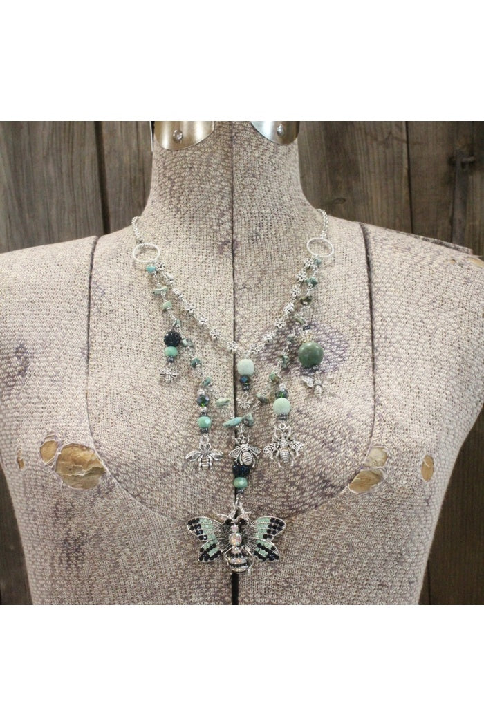 Buzzing Bee Layered Necklace