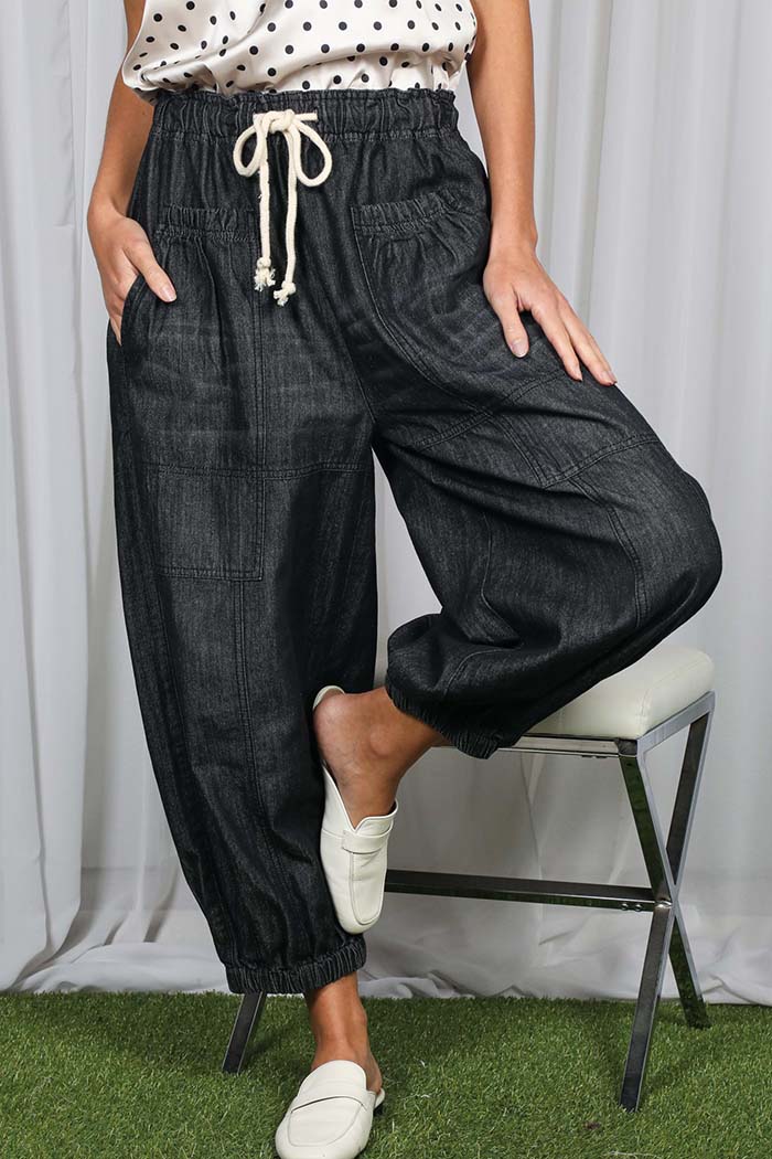 Midnight Drift Barrel Jeans