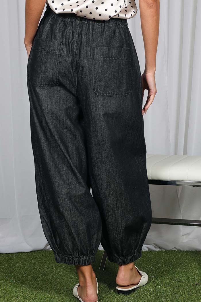 Midnight Drift Barrel Jeans