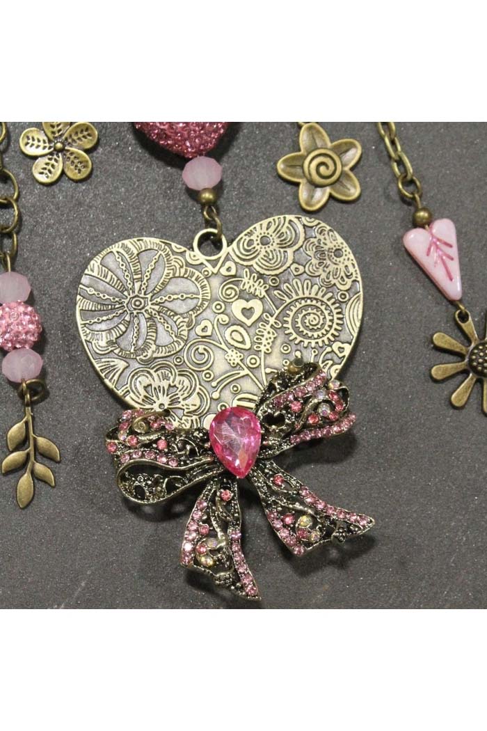 Beating Heart Charm Necklace