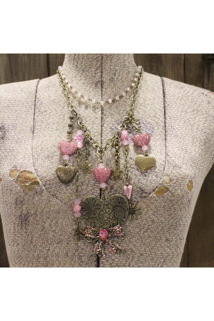 Beating Heart Charm Necklace