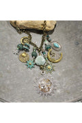 Day & Night Bronze Charmed Necklace