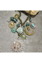 Day & Night Bronze Charmed Necklace