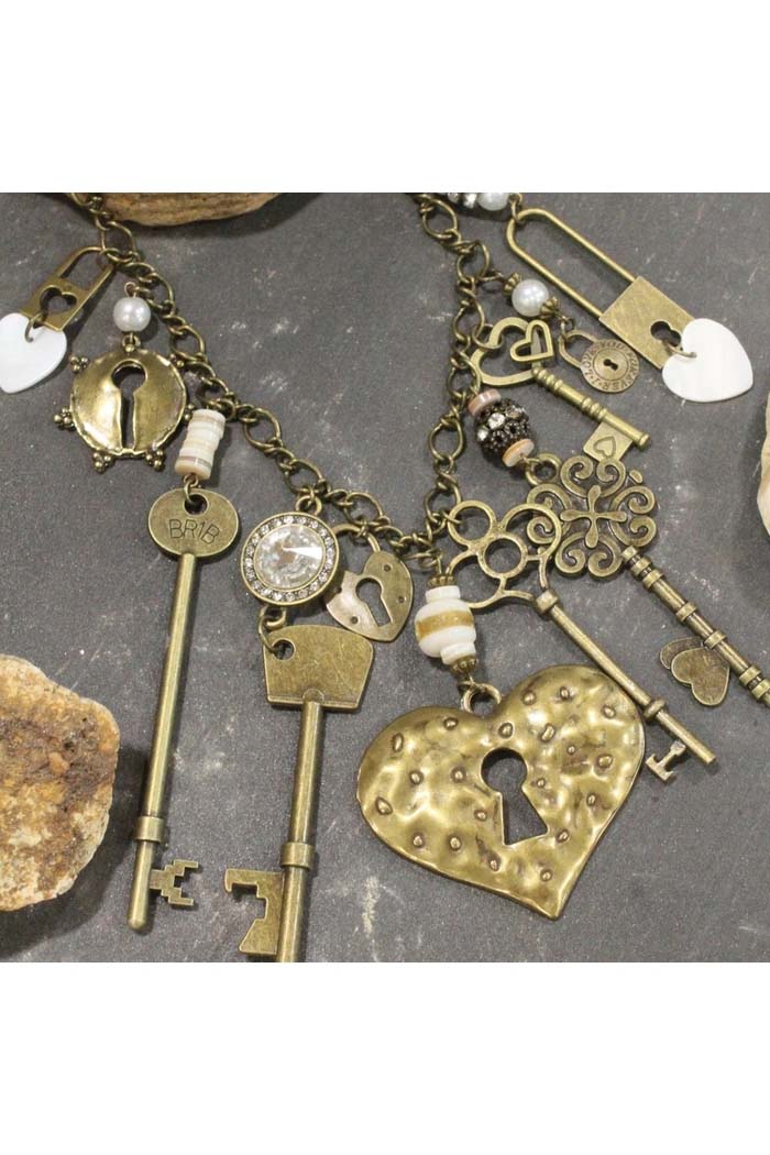Key To My Heart Charmed Necklace