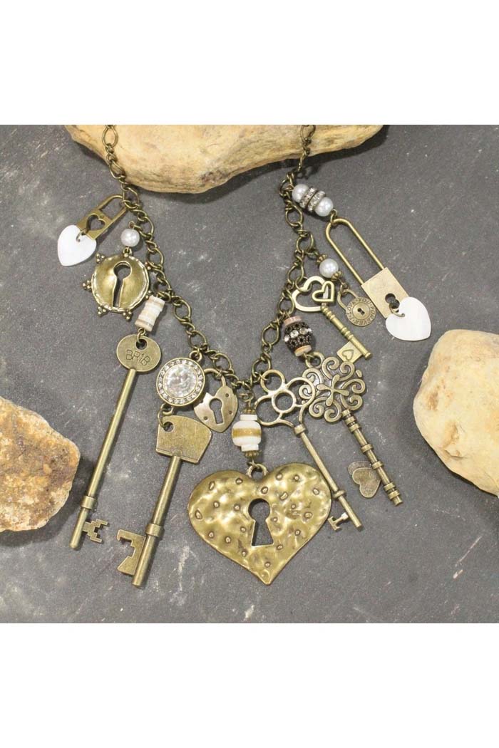 Key To My Heart Charmed Necklace