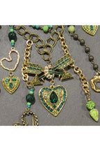 Emerald Arrow Charm Necklace