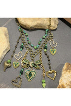 Emerald Arrow Charm Necklace